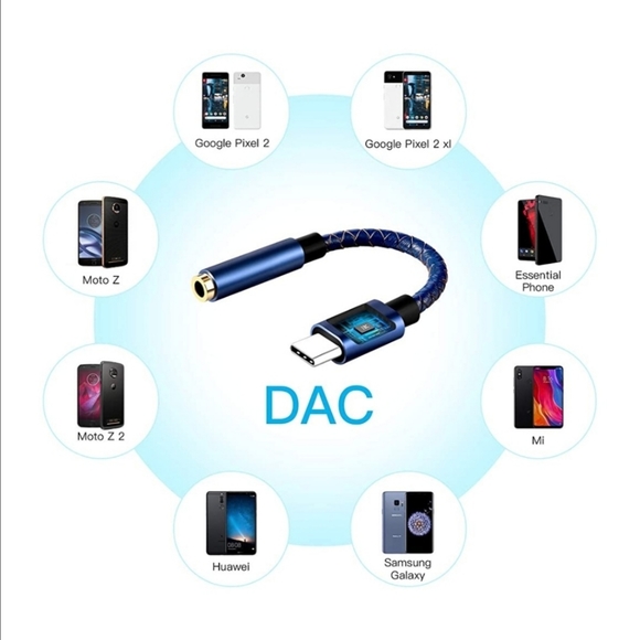 BNIB Type C to Headphone (3.5mm) Adapter - Picture 3 of 6